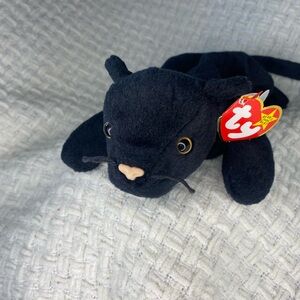 VERY RARE 1995 ty “VELVET” The Panther Beanie Baby